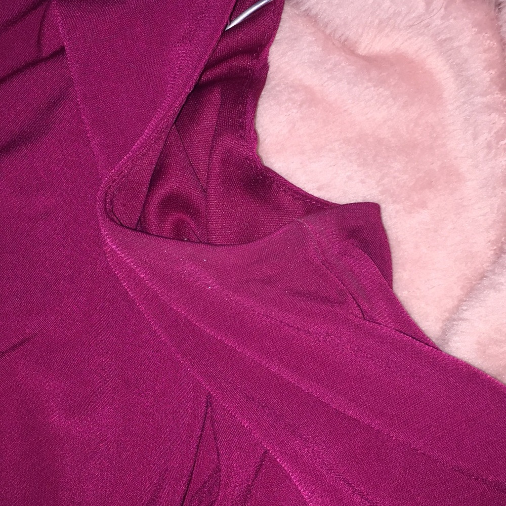 AB Studio ✨ - Raspberry Peplum Dress - Picture 7 of 7